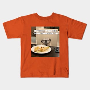 conversation pug Kids T-Shirt